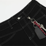 Summer Essential Streetwear Wide Leg Loose Denim Short
