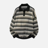 Y2K Knitwear Polo Sweater