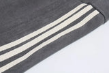 Retro Embroidered Suede Patchwork Racing T-Shirt