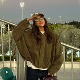 Elevated Vintage Suede Texture Lapel Jacket