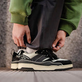Black Thick Sole Sneakers