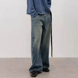 Trendy Curved Knife Denim Jeans