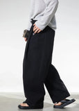 Old Money Style Pleated Wide Leg Suit Pants