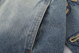 Embroidery Butterfly Denim Jacket