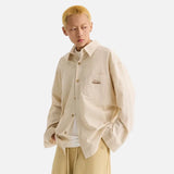 DAXUEN Oversized striped button-up shirt
