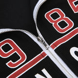 Biker Stitched Slim Crop Jacket