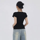 Grunge Aesthetics Vintage Graphic Short T-Shirt