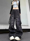 Baggy Vintage Y2K High Waist Cargo Pants