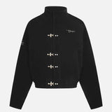 Streetwear Button Down Stand Collar Jacket