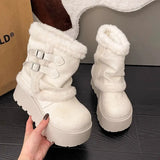 Y2K Winter Snow Fur-Lined Boot