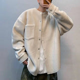 Faux Cashmere Polar Fleece Casual Jacket
