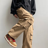Streetwear Hio Hop Wide Leg Cargo Pants