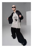 Gothic Vintage Oversize Spider Print Sweater