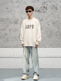 Washed Distressed Mid-waist Denim Pants