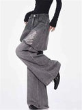Patchwork Baggy Goblin Core Denim Jeans