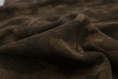 Winter Camouflage Fox Fur Collar Parkas Jacket