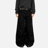 American Style Solid Color Cotton Cargo Pants