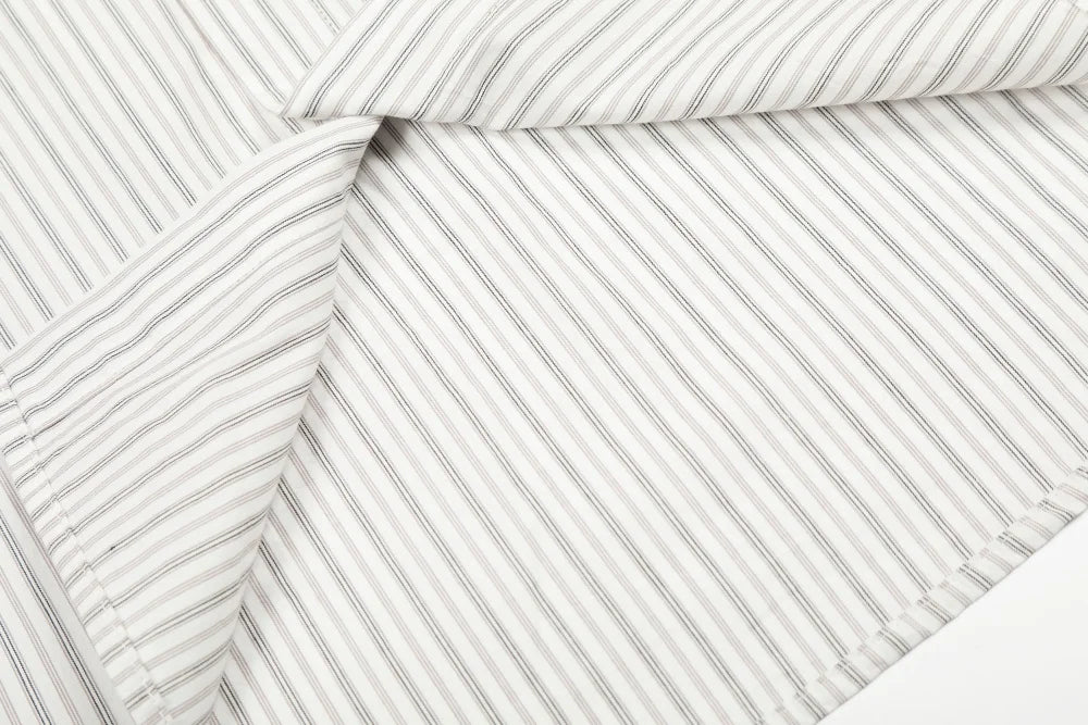 Versatile Vertical Stripes Long Sleeve Shirt