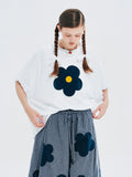 Y2K Floral Patch Loose Fit Summer T-Shirt