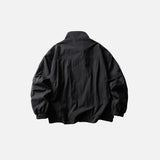 Lightweight Stand Collar Cargo Bomber Jacket
