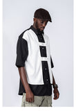 Retro Tactical Patchwork  Shirt