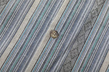 Men Oversized Striped Short Sleeve Argyle Shirt