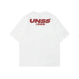 Cozy Vintage Print Short Sleeve Cotton T-Shirt