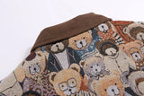Vintage Loose Teddy Bear Padded Jacket