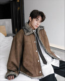 Classic Luxury Winter Parka with Faux Fur Jacket