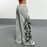 Trendy High Waist Loose Sports Sweatpants