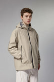 High-Collar Zipper Jacket