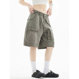 Streetwear Vintage Japanese Style Baggy Denim Short