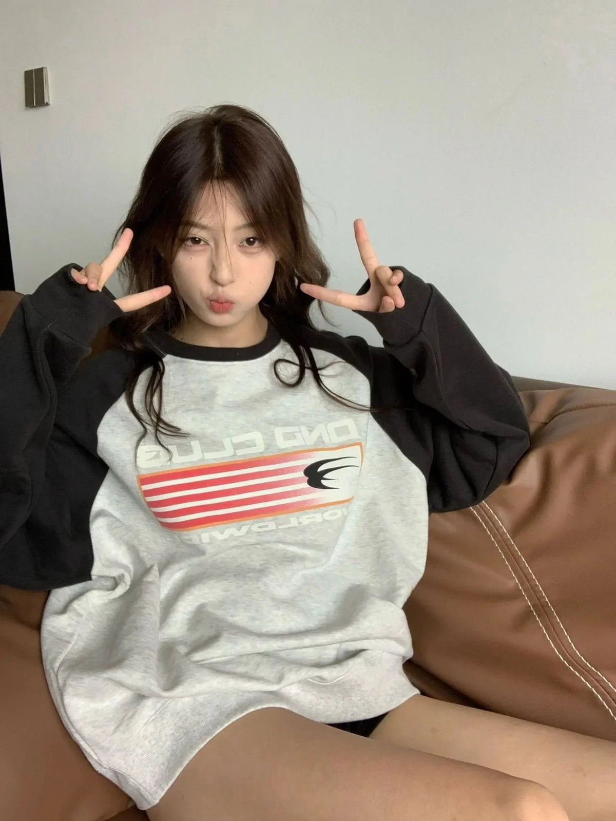 Cozy Oversized Round Neck Sweatshirt