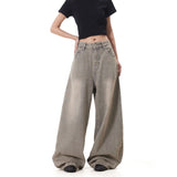 Arc Washed Grey Baggy Jeans