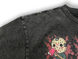 Insulated Oversized Washed Funny Cartoon Killers T-Shirt