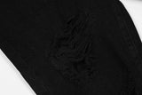 Frayed Skull Denim Jeans