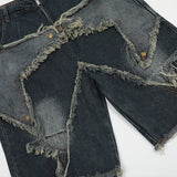 Distressed Star Short