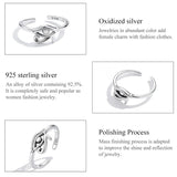 Eye of Horus Egypt 925 Sterling Silver Ring