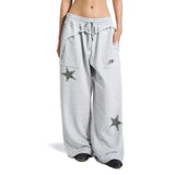 American Star Printed Casual Wide Sweatpants
