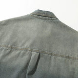 Snowflakes Heavyweight Denim Cargo Jacket
