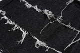 Elastic Waist Drawstring Camouflage Flare Jeans