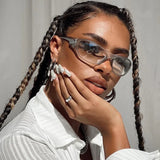 Curved Frame Sport Sunglasses