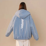 Women Winter Thickened Lamb Wool Hooded Jacket