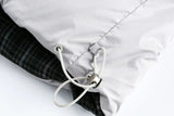 Warm Plaid Double Sided Down Puffer Jacket