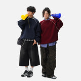 Streetwear Versatile Round Neck Sweatshirt