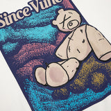 Cartoon Worn Bear Oversized Hoodie
