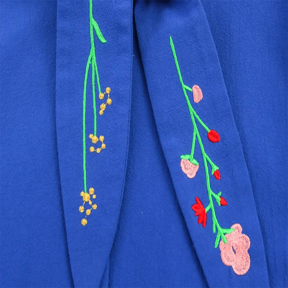 Embroidered Art Patch Casual Jacket