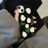 Korean Plush Charm IPhone Case