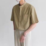 Classic Silk Korean Style Lightweight Camp Shirt