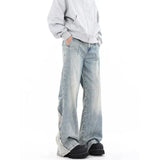 Vintage Streetwear Casual Blue Gothic Aesthetic Jeans